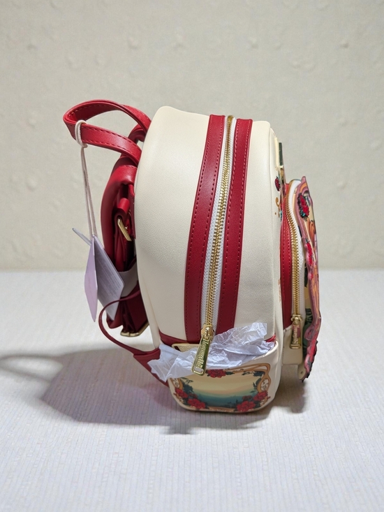 Loungefly Disney Beauty and the Beast Belle Floral Mini Backpack (NWT)